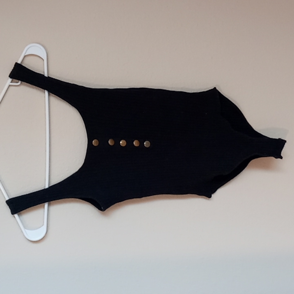 Heart Hips Black Bodysuit